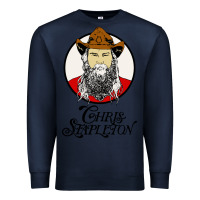 Navy chris stapleton Premium Sweatshirt - artisFamous