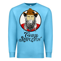 Ocean Blue chris stapleton Premium Sweatshirt - artisFamous