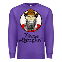 Purple chris stapleton Premium Sweatshirt - artisFamous
