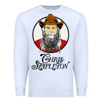 White chris stapleton Premium Sweatshirt - artisFamous