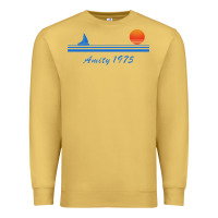 Antique Gold amity island 1975 Premium Sweatshirt - artisFamous