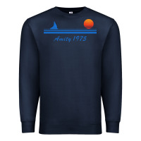 Navy amity island 1975 Premium Sweatshirt - artisFamous