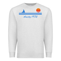Oatmeal Heather amity island 1975 Premium Sweatshirt - artisFamous