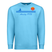 Ocean Blue amity island 1975 Premium Sweatshirt - artisFamous