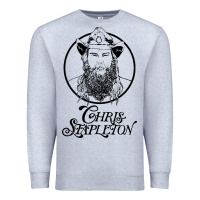 Heather Grey chris stapleton Premium Sweatshirt - artisFamous