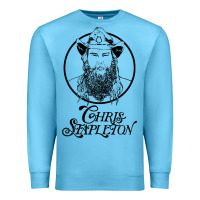 Ocean Blue chris stapleton Premium Sweatshirt - artisFamous