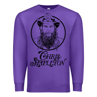 Purple chris stapleton Premium Sweatshirt - artisFamous