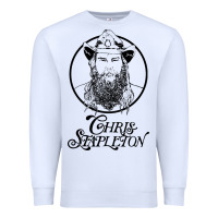 White chris stapleton Premium Sweatshirt - artisFamous