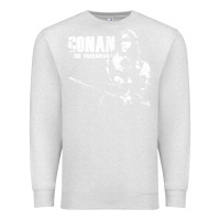 Oatmeal Heather conan the barbarian vintage Premium Sweatshirt - artisFamous