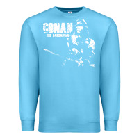 Ocean Blue conan the barbarian vintage Premium Sweatshirt - artisFamous