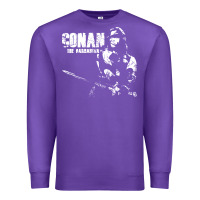 Purple conan the barbarian vintage Premium Sweatshirt - artisFamous