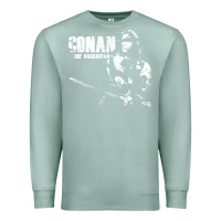 Seafoam conan the barbarian vintage Premium Sweatshirt - artisFamous