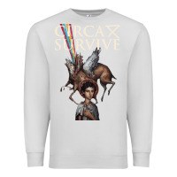 Dove Grey Circa Survive Premium Sweatshirt - artisFamous
