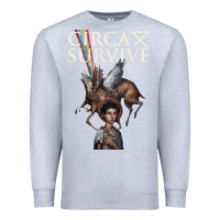 Heather Grey Circa Survive Premium Sweatshirt - artisFamous