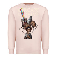 Pale Pink Circa Survive Premium Sweatshirt - artisFamous
