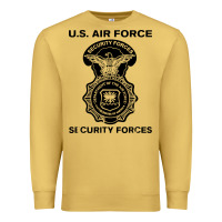 Antique Gold air force security forces Premium Sweatshirt - artisFamous