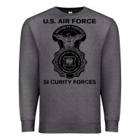 Charcoal Heather air force security forces Premium Sweatshirt - artisFamous