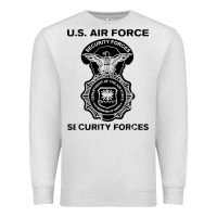 Oatmeal Heather air force security forces Premium Sweatshirt - artisFamous