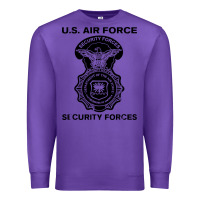 Purple air force security forces Premium Sweatshirt - artisFamous