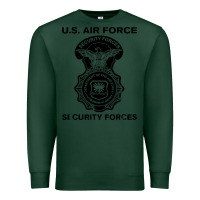 Sports Green air force security forces Premium Sweatshirt - artisFamous