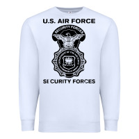 White air force security forces Premium Sweatshirt - artisFamous