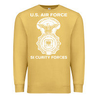 Antique Gold air force security forces Premium Sweatshirt - artisFamous