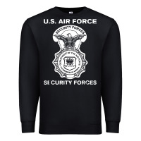 Black air force security forces Premium Sweatshirt - artisFamous