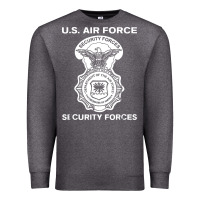 Charcoal Heather air force security forces Premium Sweatshirt - artisFamous