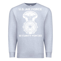 Heather Grey air force security forces Premium Sweatshirt - artisFamous
