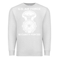 Oatmeal Heather air force security forces Premium Sweatshirt - artisFamous