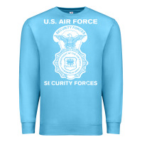 Ocean Blue air force security forces Premium Sweatshirt - artisFamous