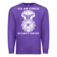 Purple air force security forces Premium Sweatshirt - artisFamous