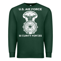 Sports Green air force security forces Premium Sweatshirt - artisFamous