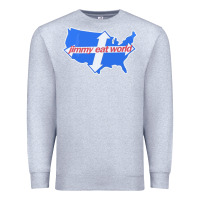 Heather Grey Jimmy Eat World Premium Sweatshirt - artisFamous