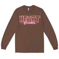 Chestnut Heart Breaker Valentine Long Sleeve Tee - CowhideDigitalArt