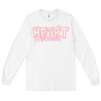 White Heart Breaker Valentine Long Sleeve Tee - CowhideDigitalArt