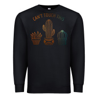 Black cool cactus Premium Sweatshirt - artisFamous