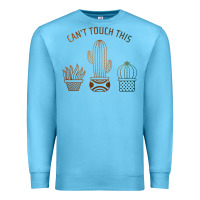Ocean Blue cool cactus Premium Sweatshirt - artisFamous