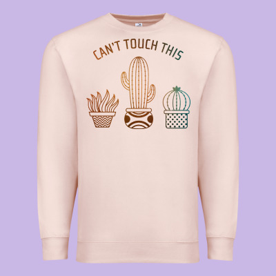 Cool Cactus Premium Sweatshirt Designed By Artisfamous