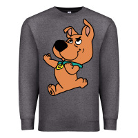 Charcoal Heather scrappy doo fists Premium Sweatshirt - artisFamous