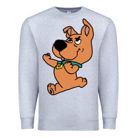 Heather Grey scrappy doo fists Premium Sweatshirt - artisFamous
