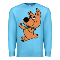 Ocean Blue scrappy doo fists Premium Sweatshirt - artisFamous