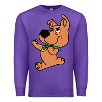Purple scrappy doo fists Premium Sweatshirt - artisFamous