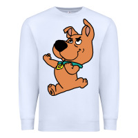 White scrappy doo fists Premium Sweatshirt - artisFamous