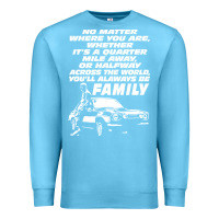 Ocean Blue fast and furious Premium Sweatshirt - artisFamous