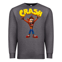 Charcoal Heather crash bandicoot Premium Sweatshirt - artisFamous