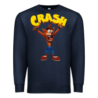 Navy crash bandicoot Premium Sweatshirt - artisFamous