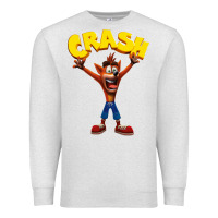Oatmeal Heather crash bandicoot Premium Sweatshirt - artisFamous