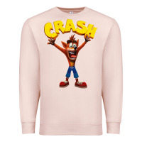 Pale Pink crash bandicoot Premium Sweatshirt - artisFamous