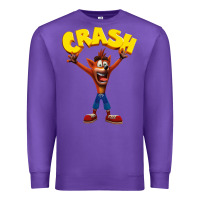 Purple crash bandicoot Premium Sweatshirt - artisFamous